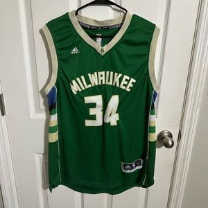 Bucks Adidas Giannis Jersey